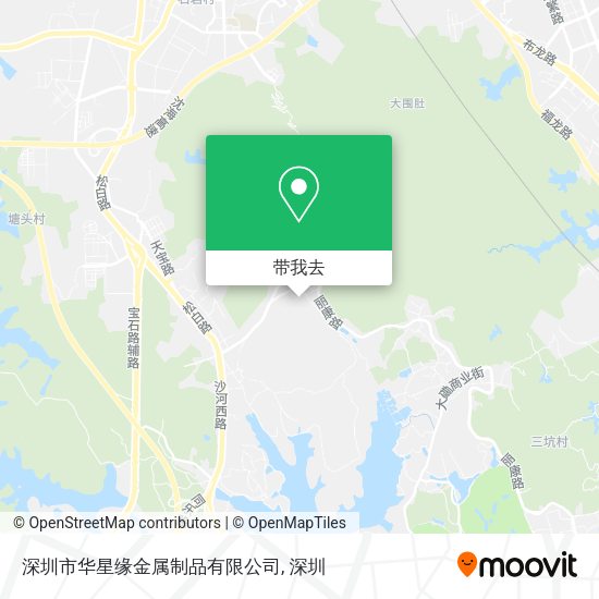 深圳市华星缘金属制品有限公司地图