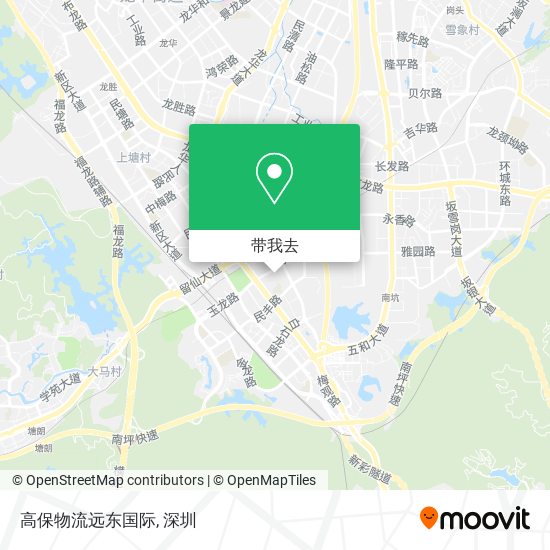 高保物流远东国际地图