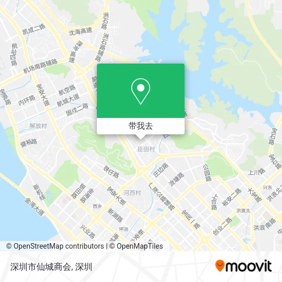 深圳市仙城商会地图