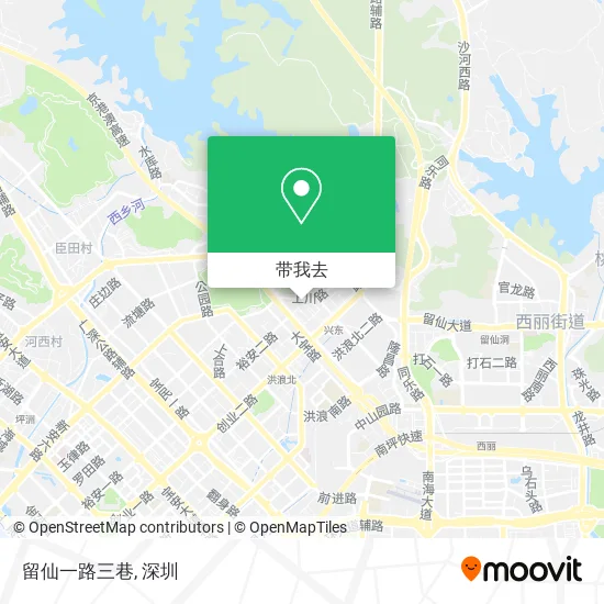 留仙一路三巷地图