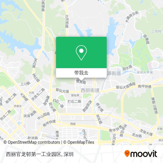 西丽官龙邨第一工业园区地图