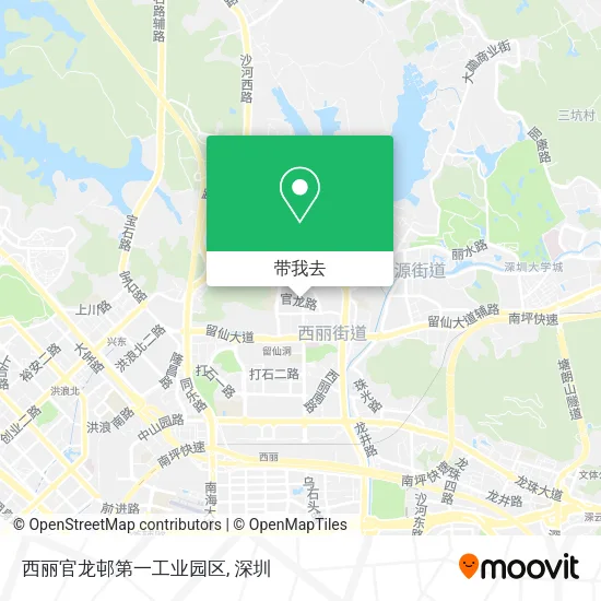 西丽官龙邨第一工业园区地图