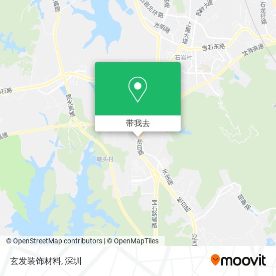 玄发装饰材料地图