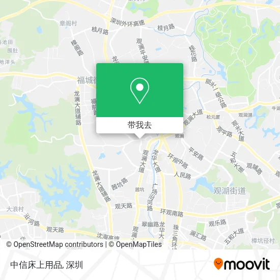 中信床上用品地图