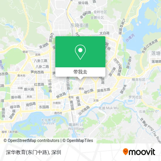 深华教育(东门中路)地图