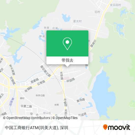中国工商银行ATM(圳美大道)地图