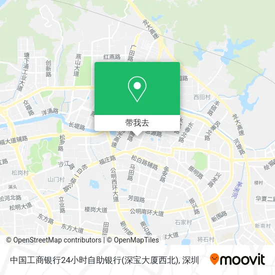 中国工商银行24小时自助银行(深宝大厦西北)地图