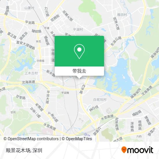 顺景花木场地图