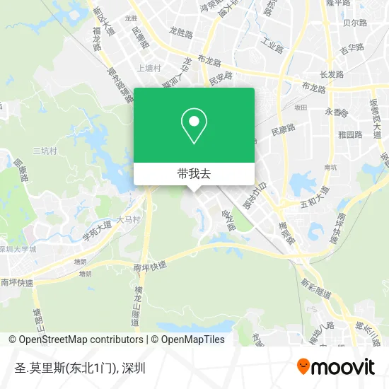 圣.莫里斯(东北1门)地图