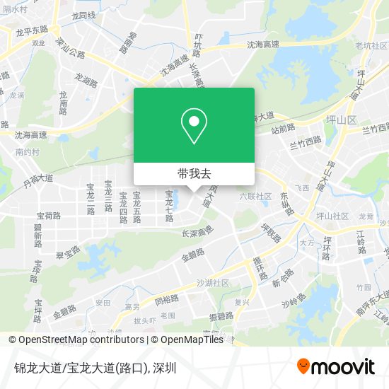 锦龙大道/宝龙大道(路口)地图