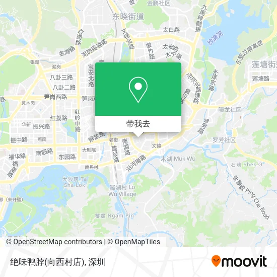 绝味鸭脖(向西村店)地图