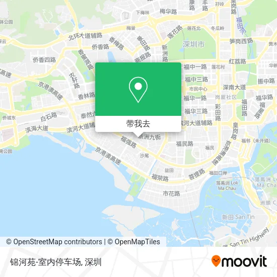 锦河苑-室内停车场地图
