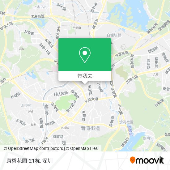 康桥花园-21栋地图