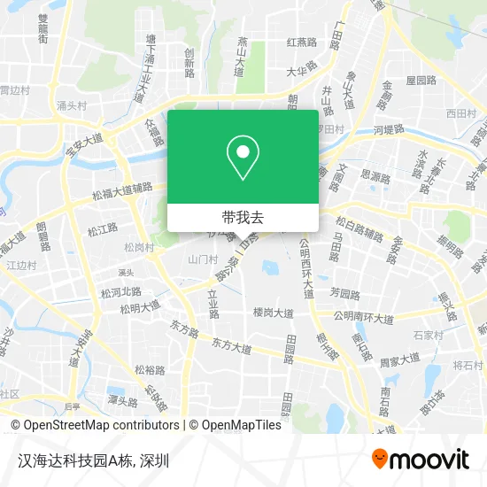 汉海达科技园A栋地图