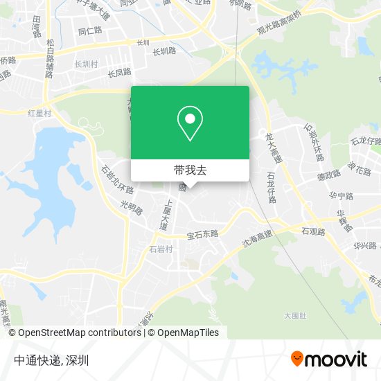 中通快递地图