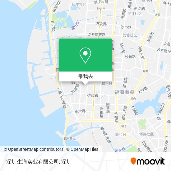 深圳生海实业有限公司地图