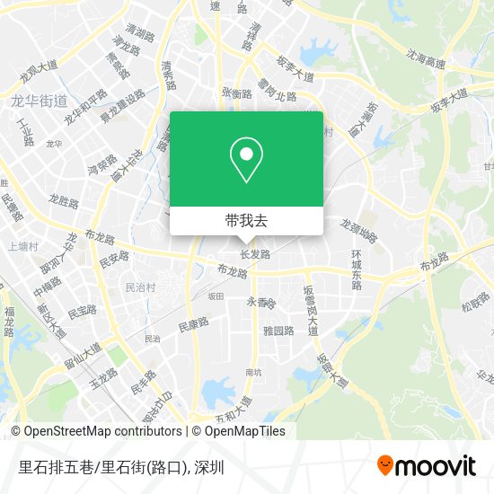 里石排五巷/里石街(路口)地图