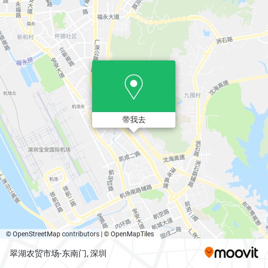 翠湖农贸市场-东南门地图