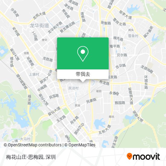 梅花山庄-思梅园地图