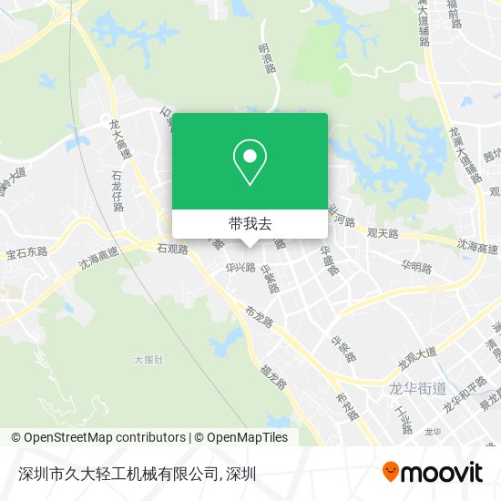 深圳市久大轻工机械有限公司地图