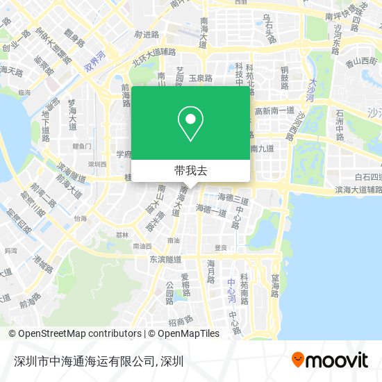 深圳市中海通海运有限公司地图