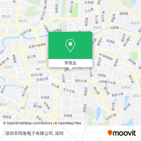 深圳市同发电子有限公司地图