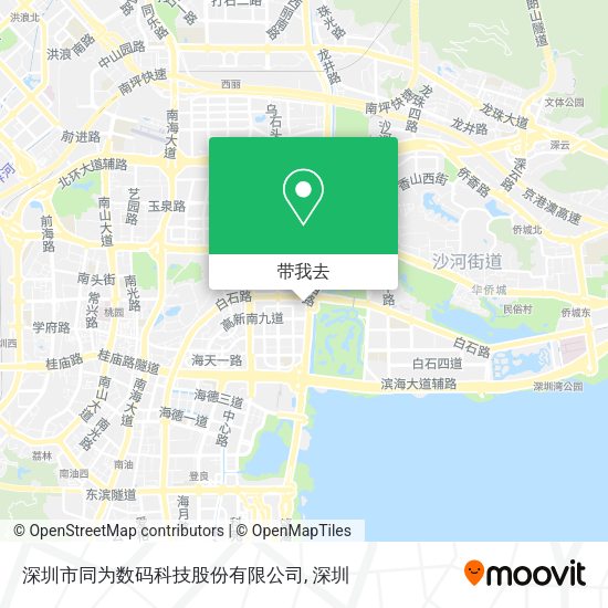 深圳市同为数码科技股份有限公司地图