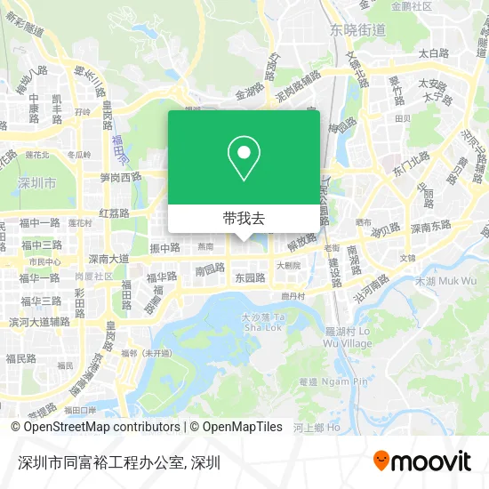 深圳市同富裕工程办公室地图
