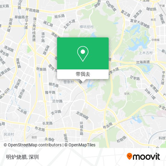 明炉烧腊地图