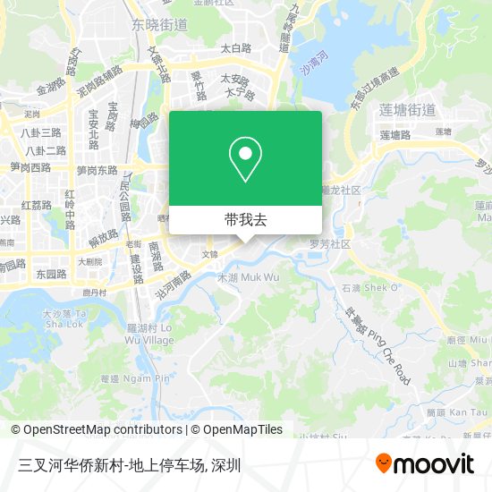 三叉河华侨新村-地上停车场地图
