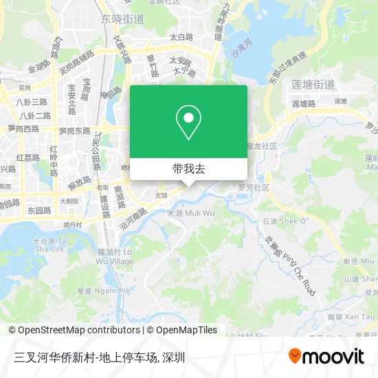 三叉河华侨新村-地上停车场地图
