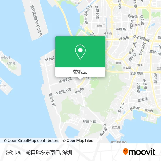 深圳珉丰蛇口B场-东南门地图