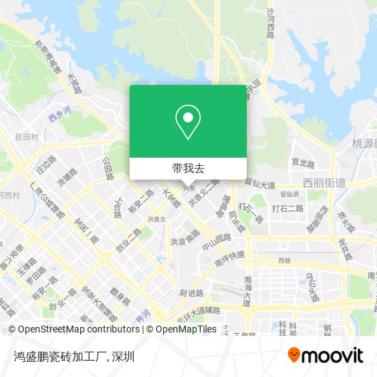 鸿盛鹏瓷砖加工厂地图