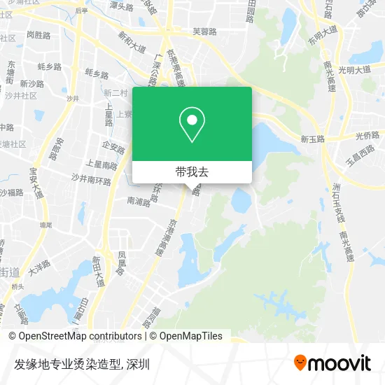 发缘地专业烫染造型地图