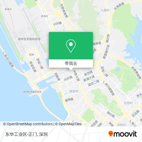 东华工业区-正门地图