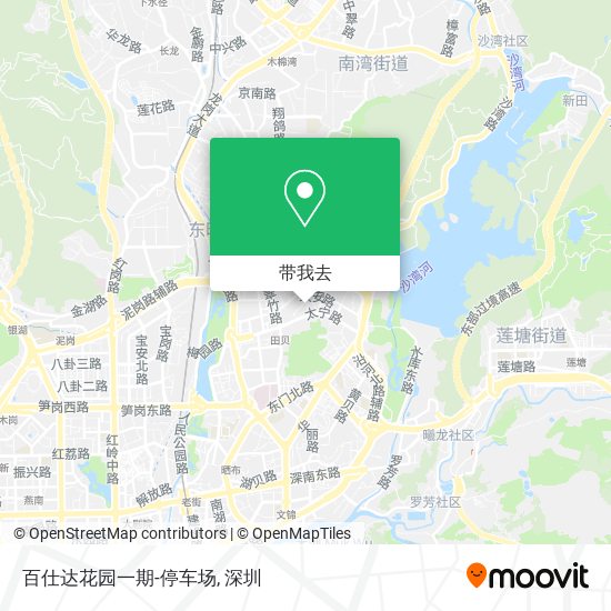 百仕达花园一期-停车场地图