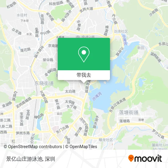 景亿山庄游泳池地图
