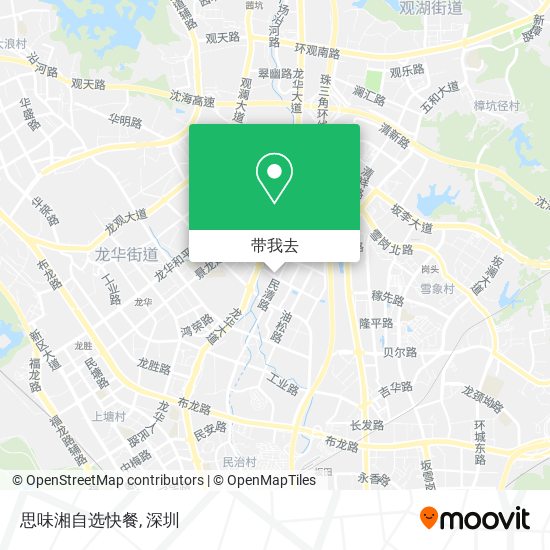 思味湘自选快餐地图