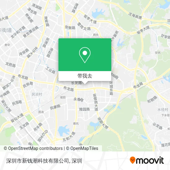 深圳市新钱潮科技有限公司地图