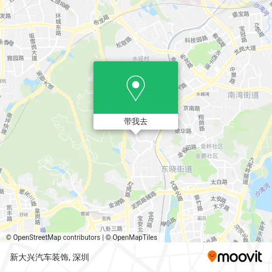 新大兴汽车装饰地图
