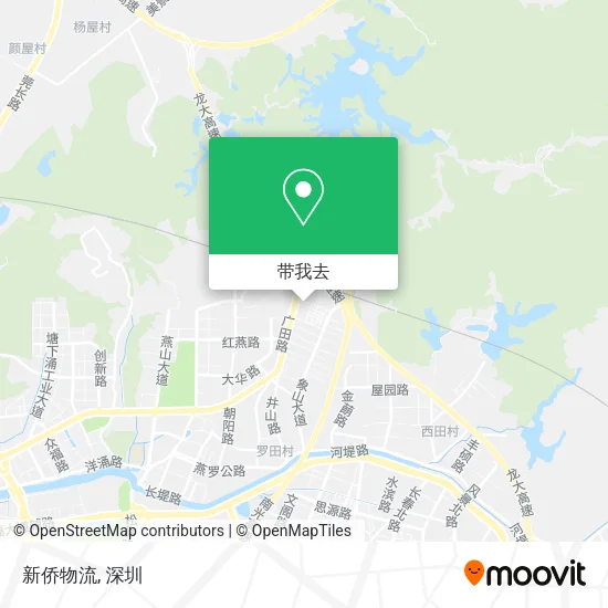 新侨物流地图