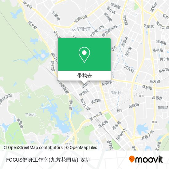 FOCUS健身工作室(九方花园店)地图