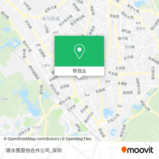 塘水围股份合作公司地图