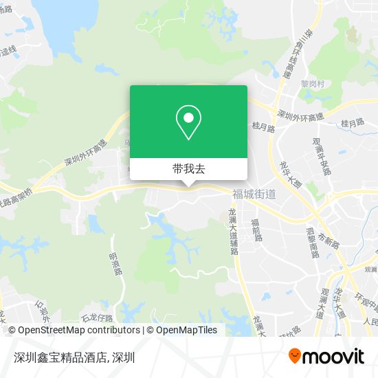 深圳鑫宝精品酒店地图