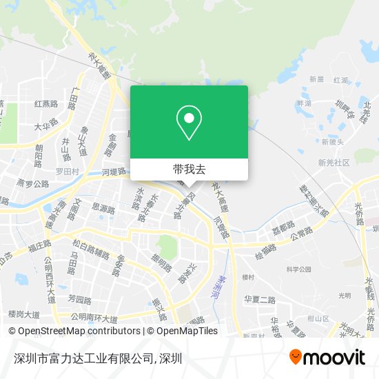 深圳市富力达工业有限公司地图