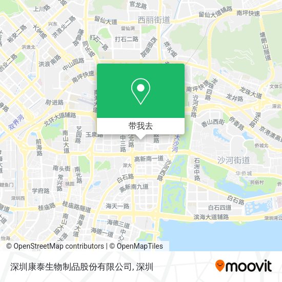 深圳康泰生物制品股份有限公司地图