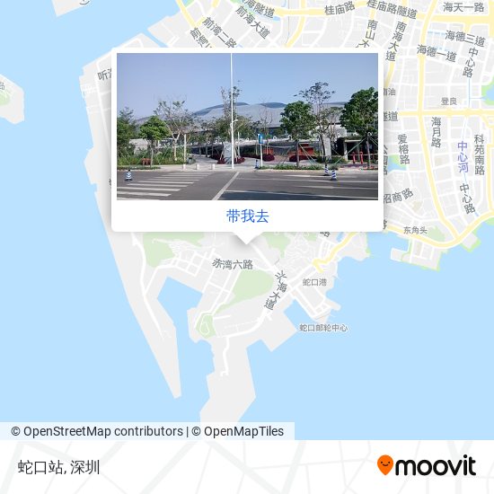 蛇口站地图
