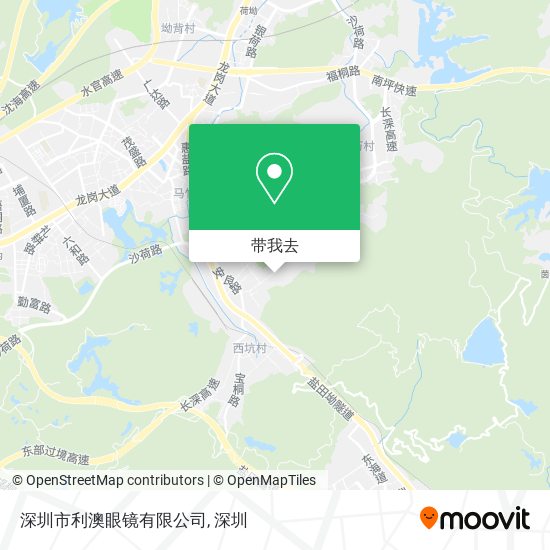 深圳市利澳眼镜有限公司地图