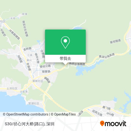 S30/径心河大桥(路口)地图