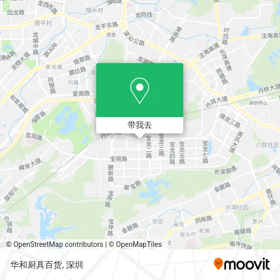 华和厨具百货地图